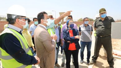 صورة تمهيدا لاغلاقه ..وزيرة البيئة تتفقد مشروع نقل ومعالجة سائل الرشيح بمدفن الوفاء والأمل