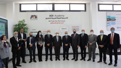 صورة وزيرا التربية والتعليم والتجارة والصناعة ورئيس الهيئة العربية للتصنيع يشهدون إفتتاح أكاديمية العربية للتصنيع لتدريب الكوادر البشرية في مجال تطوير الصناعة والتحول الرقمي