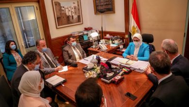 صورة وزيرة الصحة تستقبل نائب رئيس اللجنة الدولية للصليب الأحمر