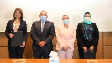 صورة وزيرة البيئة تشهد مراسم توقيع البنك الاهلى المصرى بروتوكول تعاون لدعم حملة ايكوايجيبت للسياحة البيئية