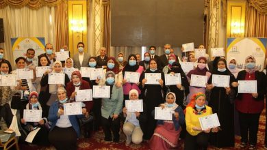 صورة ختام الجولة الأولى من تدريب المدربين لمشرفي وميسري الحضانات