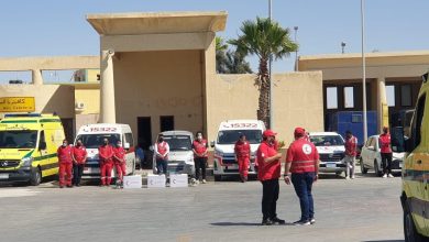 صورة وزيرة التضامن :تقديم كافة أوجه الدعم لأشقائنا في فلسطين بتدخلات الهلال الأحمر ومركز الإغاثة بشمال سيناء