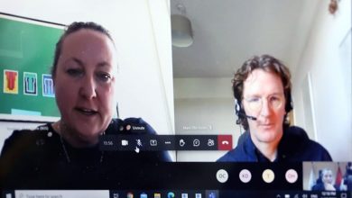 صورة وزيرة البيئة تناقش مع وزيرة الأعمال والطاقة والنمو الأخضر البريطانية حملة التكيف والمرونة لمواجهة آثار تغير المناخ