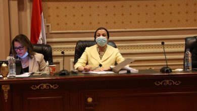 صورة وزيرة البيئة تستعرض مع أعضاء لجنة الطاقة والبيئة بمجلس النواب مسودة اللائحة التنفيذية لقانون المخلفات