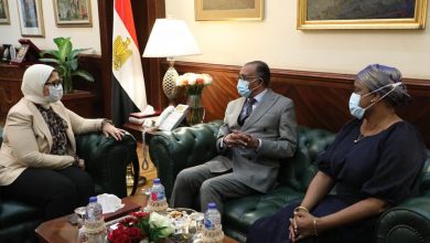 صورة خلال مؤتمر صحفي عقدته اليوم…. وزيرة الصحة تعلن موافقة مصر للانضمام إلى اتفاقية الـ  “” AMA لإنشاء وكالة الدواء الأفريقية