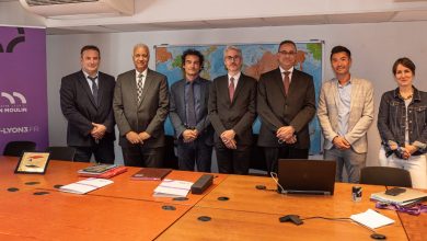 صورة التعليم العالي: توقيع اتفاقية شراكة بين جامعتي العلمين وليون 3 الفرنسية