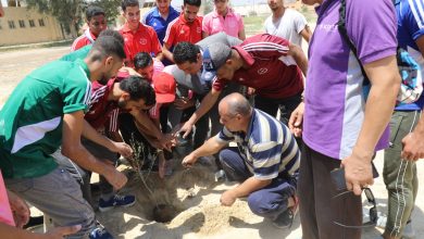 صورة التعليم العالي: افتتاح فعاليات المعسكر الكشفي لجوالي المعاهد العليا والمتوسطة بمعهد إعداد القادة