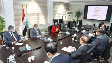 صورة وزراء البيئة والتنمية المحلية والزراعة  لمناقشة يجتمعون لمناقشة خطة مجابهة نوبات تلوث الهواء الحادة للعام الحالى