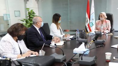 صورة وزيرة البيئة تناقش مع المديرة الإقليمية للتنمية المستدامة بالبنك الدولي التعاون في مجال دراسات المناخ