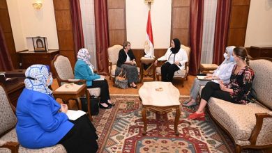 صورة وزيرة التضامن الاجتماعي تستقبل سفيرة فنلندا بالقاهرة