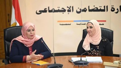 صورة وزيرة التضامن الاجتماعي تبحث مع وزيرة الشئون الاجتماعية الليبية تعزيز التعاون المشترك