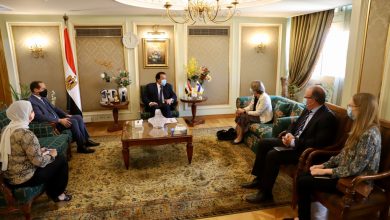 صورة وزير التعليم العالي يستقبل سفيرة فنلندا بمناسبة انتهاء فترة عملها بالقاهرة