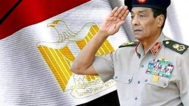 صورة وزيرة البيئة تنعي المشير محمد حسين طنطاوي