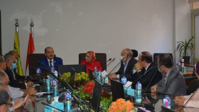 صورة بروتوكول تعاون بين مدينة الأبحاث العلمية وشركة الصرف الصحي بالإسكندرية