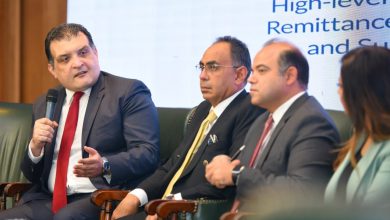 صورة على هامش مؤتمر التحويلات النقدية ..انعقاد ندوة نقاشية بعنوان “مشاركة المصريين بالخارج في التنمية المستدامة”