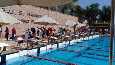 صورة افتتاح فعاليات بطولتي السباحة وسباحة الزعانف للجامعات المصرية