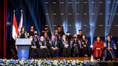 صورة الدكتور محمد لطفي رئيسا للجامعة البريطانية