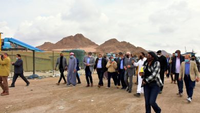 صورة وزيرة البيئة ومحافظ جنوب سيناء يتفقدان مصنع فرز المخلفات بشرم الشيخ