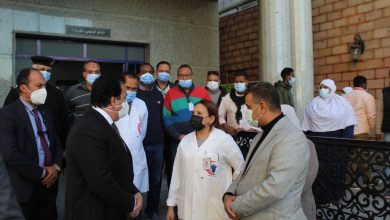 صورة القائم بعمل وزيرة الصحة يتفقد مستشفى حميات (المسلة) بأسوان