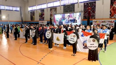 صورة افتتاح ملتقي الشباب الدولي بجامعة المنصورة