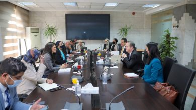 صورة فؤاد والمشاط تلتقيان المدير التنفيذى لصندوق المناخ الأخضر