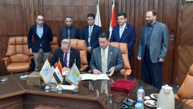 صورة مذكرة تفاهم بين القومي للبحوث الفلكية والجيوفيزيقية وهيئة الرقابة النووية والاشعاعية