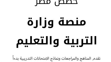 صورة مراجعات لطلاب الصف الأول والثالث الإعدادي على حصص مصر