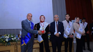 صورة حفل تنصيب المكتب التنفيذى لمجلس الاتحاد العام للطلاب للعام 2021/2022