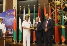 صورة بالفيديو اللواء أشرف إبراهيم عطوة، قائد القوات البحرية يحضر حفل الاكاديمية العربية بـاليوبيل الذهبي