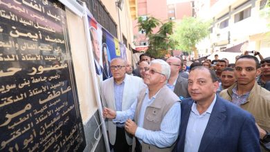 صورة وزير التعليم العالي ومحافظ بني سويف يفتتحان عددًا من مشروعات الجامعة