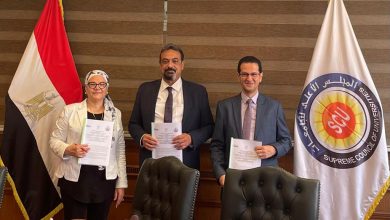 صورة توقيع مذكرة تفاهم لتلبية احتياجات مرضى جوشيه