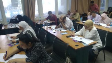 صورة تدريبات لمعلمي وموجهي الصف الخامس الابتدائى