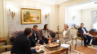 صورة وزيرة البيئة تعقد لقاءات ثنائية بمنتدى التعاون الدولي والتمويل الإنمائي