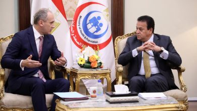 صورة وزير الصحة يستقبل سفير بيلاروسيا لتعزيز سبل التعاون