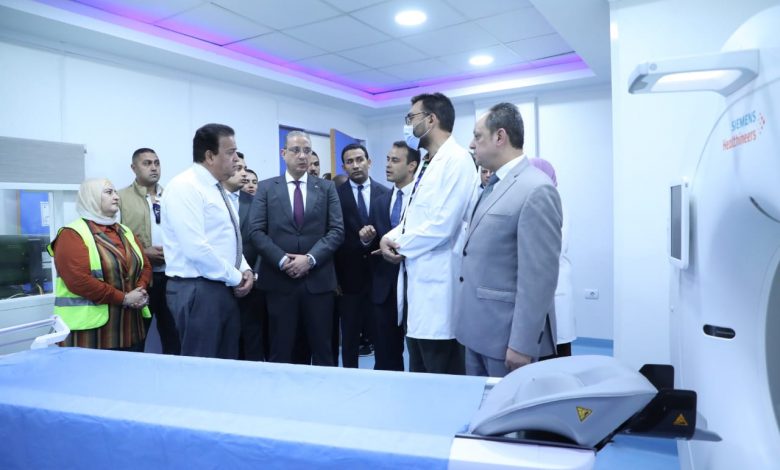 وزير الصحة يتفقد مستشفى صدر الفيوم
