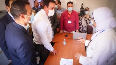 صورة وزير الصحة يتفقد مستشفى الفيوم العام