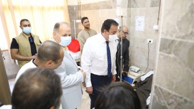صورة وزير الصحة يتفقد مستشفى الإيمان العام بأسيوط