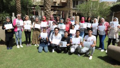 صورة تكريم الطلاب الفائزين بمسابقتى “آدم حنين” و”قريتي” للرسم والنحت