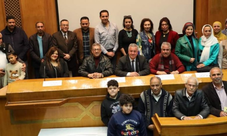 زيارة الشاعر إبراهيم الجريفاني للمعهد القومي للأورام 