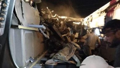 صورة وفاة 17شخص و إصابة 29 في حادث مروري على طريق «الخارجة – أسيوط»