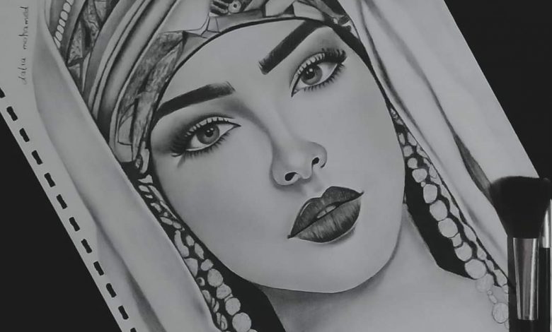 لوحة "عودة الحياة من جديد "لداليا أبو اليزيد