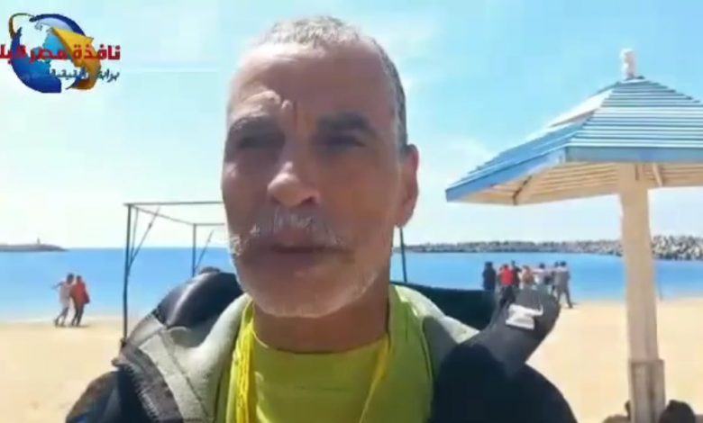 فريق غواصو الخير بشاطئ السرايا بالأسكندرية