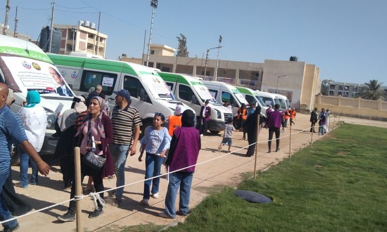 وزارة الصحة ترسل قافلة إلى شمال سيناء
