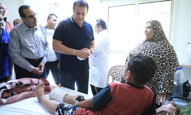 وزير الصحة ومحافظ شمال سيناء يتفقدان مستشفى العريش العام