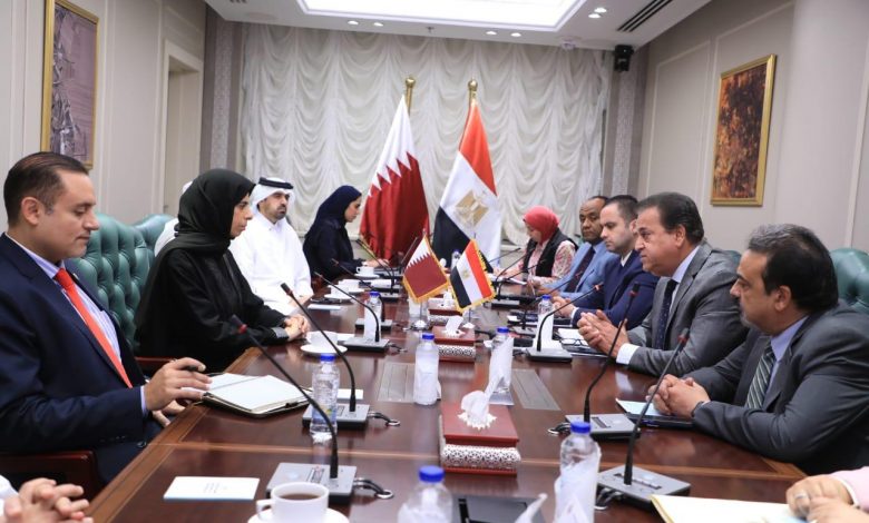 وزير الصحة يلتقي وزيرة التعاون الدولي القطرية لبحث دعم الأشقاء الفلسطينيين