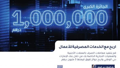 صورة 3 ملايين دراهم جوائز مقدمة من بنك الإمارات دبي الوطني