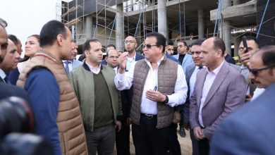 صورة وزير الصحة يتفقد مشروع استكمال إنشاء مستشفى بدر المركزي