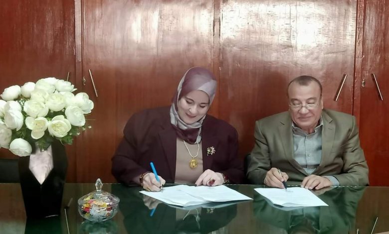 توقيع برتوكول تعاون بين مركز بحوث الفلزات وكلية العلوم جامعة الأزهر