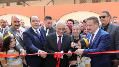 صورة افتتاح  مدرسة المساعي المشكورة فى المنوفية بعد تطويرها