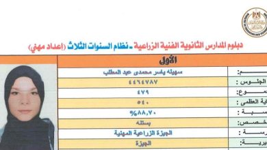 صورة “الجيزة” تحصد مركزين على مستوى الجمهورية فى الدبلومات الفنية